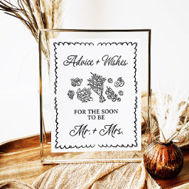 Póster Fuera del mercado, los agricultores reciben asesor