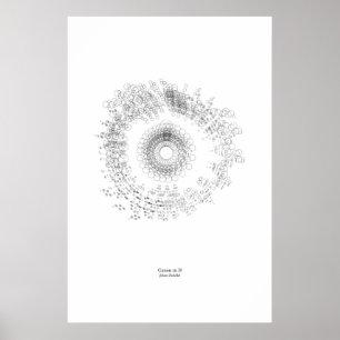 Póster Fuera del personal: Canon en D (negro)