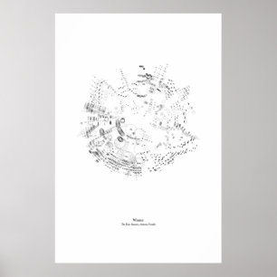 Póster Fuera del personal: las cuatro estaciones - invier