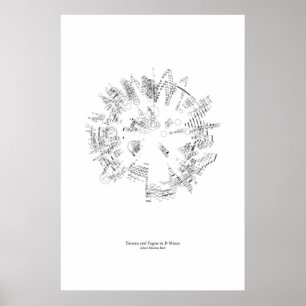 Póster Fuera del personal: Toccata y fuga (negro)