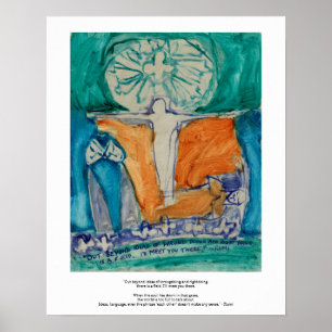 Póster Fuera más allá de hacer mal y hacer bien.