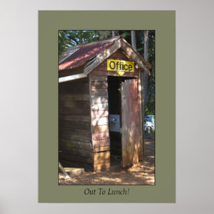 Póster ¡Fuera Para Almorzar!