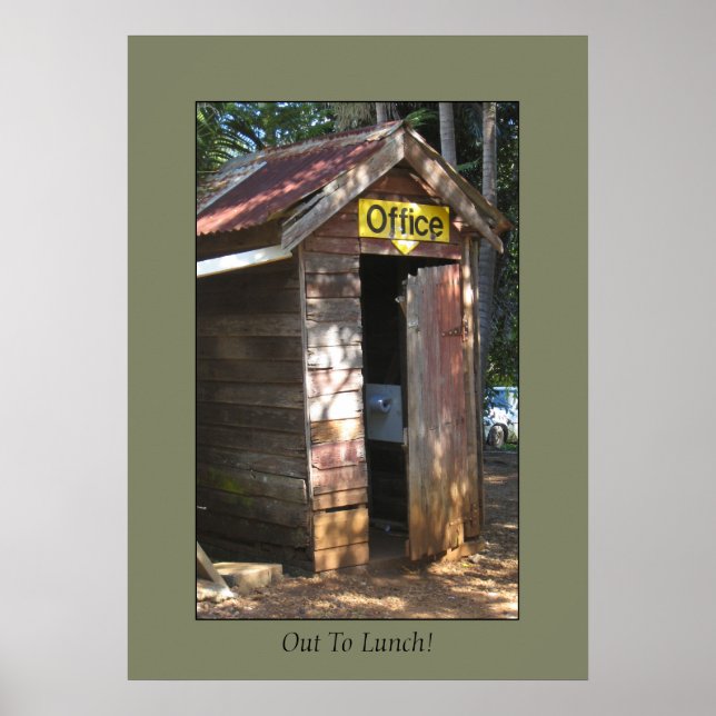 Póster ¡Fuera Para Almorzar! (Frente)