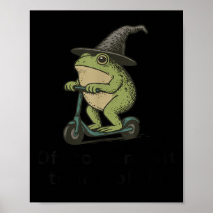 Póster Fuera Para Cometer A Tom Foolery Frog, Funny Whims
