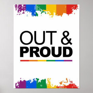 PÓSTER FUERA Y ORGULLOSO