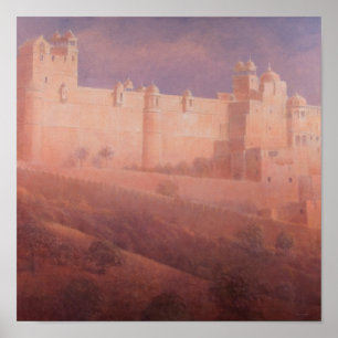 Póster Fuerte ambarino Jaipur