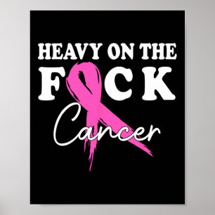 Póster Fuerte apoyo al cáncer de mama para sobrevivientes