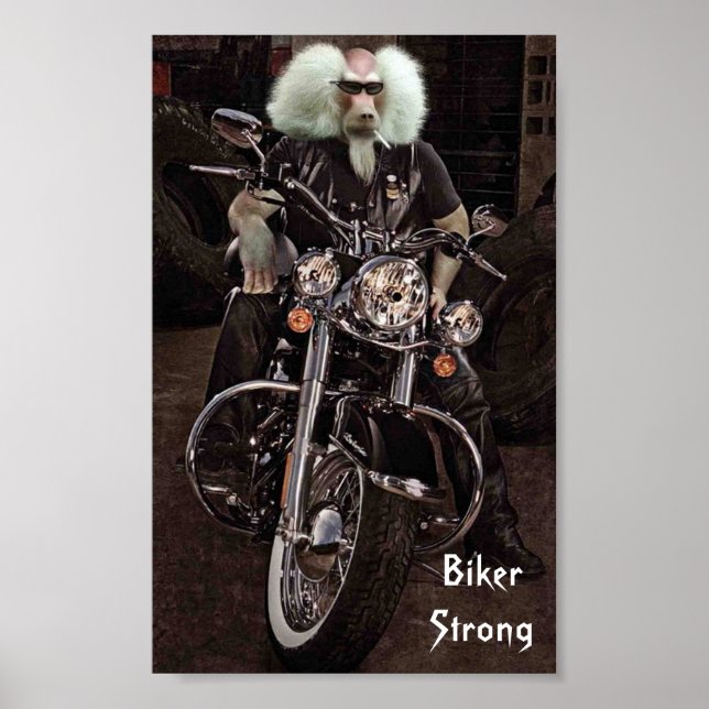 Póster Fuerte Biker (Frente)