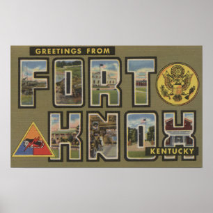 Póster Fuerte Knox, Kentucky - escenas grandes de la