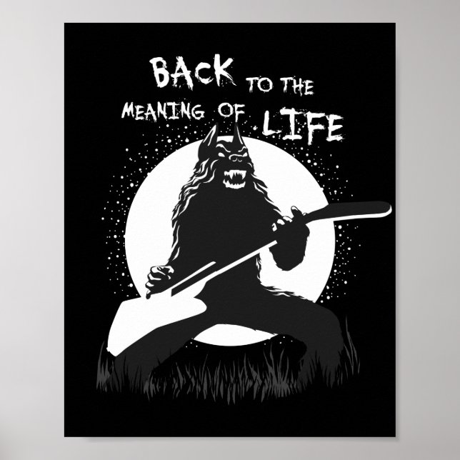 Póster Fuerte Werewolf Metalizado (Frente)