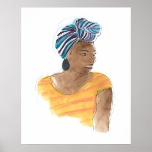 Póster Fuerte y hermosa