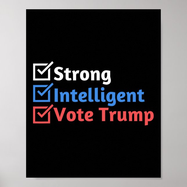 Póster Fuertes Mujeres Inteligentes Para La Mega Comproba (Frente)