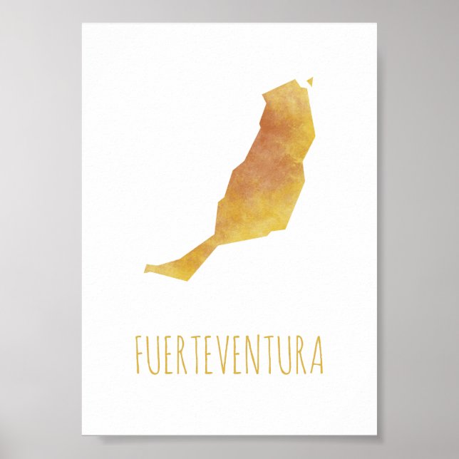 Póster Fuerteventura (Frente)