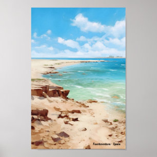 Póster Fuerteventura Islas Canarias España Viajes