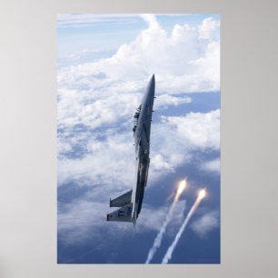Póster Fuerza aérea F-15 Eagle