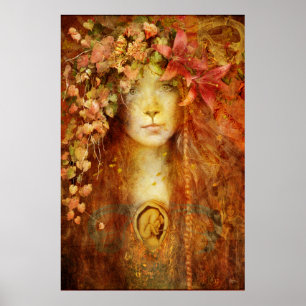 Póster Fuerza de la vida de Gaia