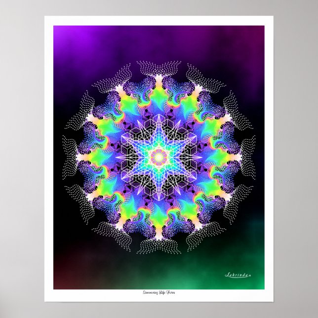 Póster Fuerza de vida de citación (Frente)
