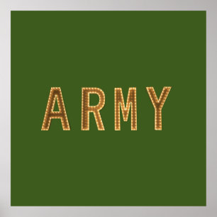 Póster Fuerza del Ejército