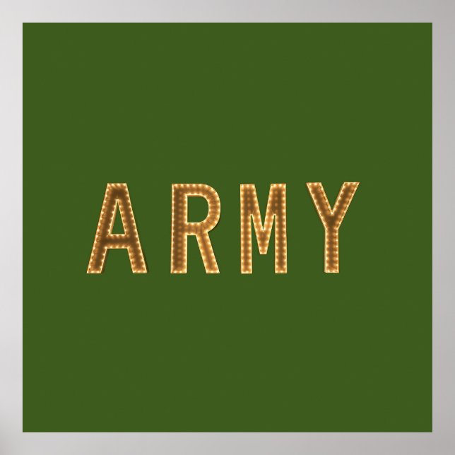 Póster Fuerza del Ejército (Frente)