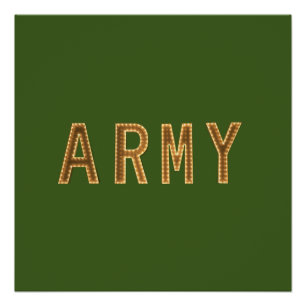 Póster Fuerza del Ejército