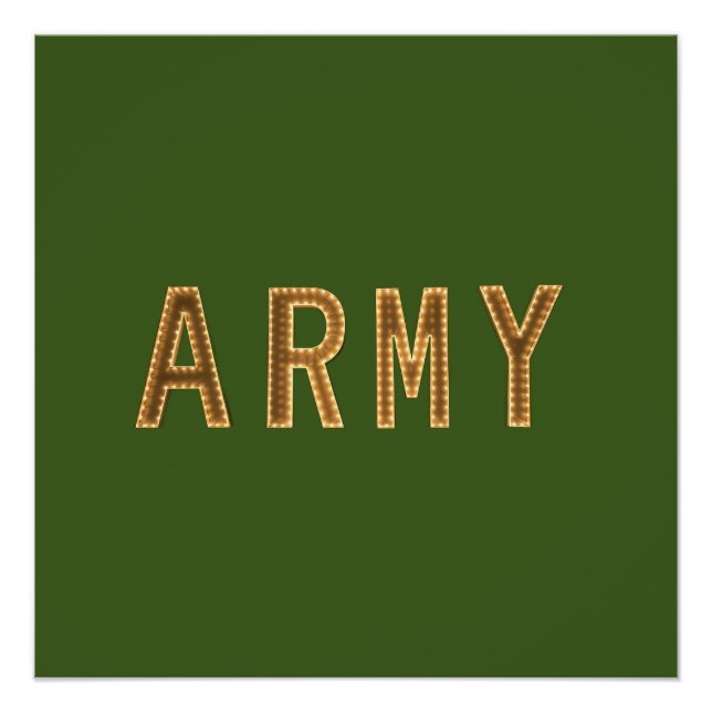 Póster Fuerza del Ejército (Anverso)