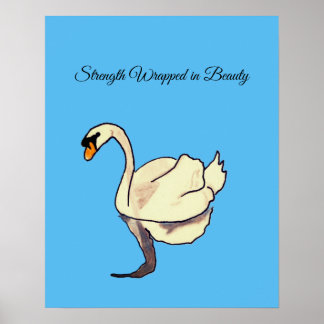 Póster Fuerza envuelta en belleza
