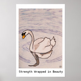 Póster Fuerza envuelta en belleza