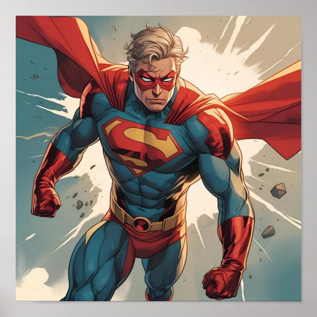 Póster Fuerza inquebrantable - El héroe invencible (Frente)