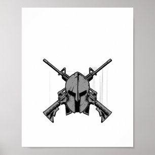 Póster Fuerza militar