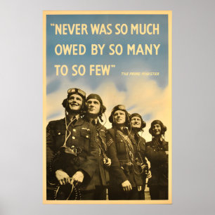 Póster Fuerza Real Cartel de la Segunda Guerra Mundial Ci