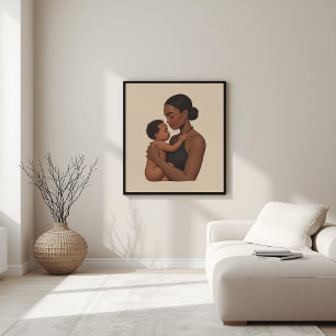 Póster Fuerza Suave – Conexión entre Madre e Hijo III