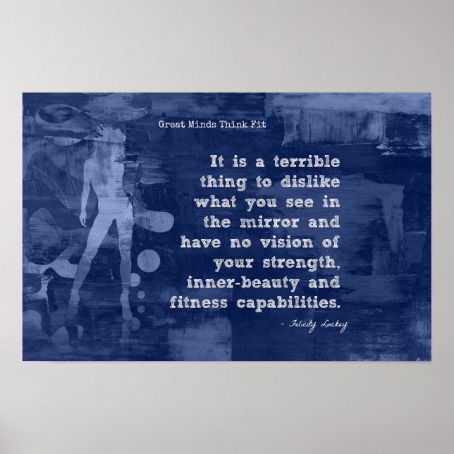 Póster ¡Fuerza y belleza interior! (Frente)