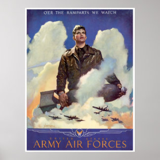 Póster Fuerzas Aéreas del Ejército