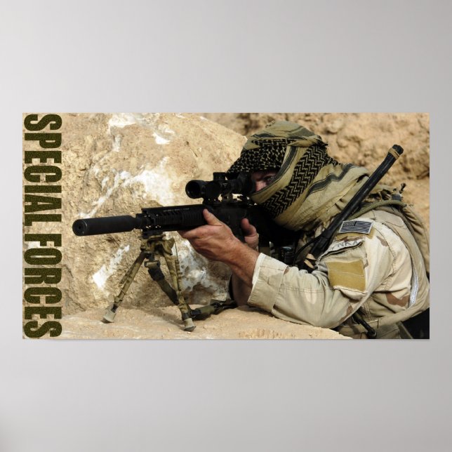 Póster Fuerzas Especiales del Ejército (Frente)