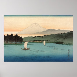 Póster Fukeiga 4 - Japonés de época Ukiyo-e