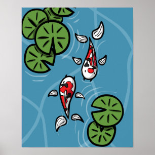 Póster Fuku y Heiwa Poster