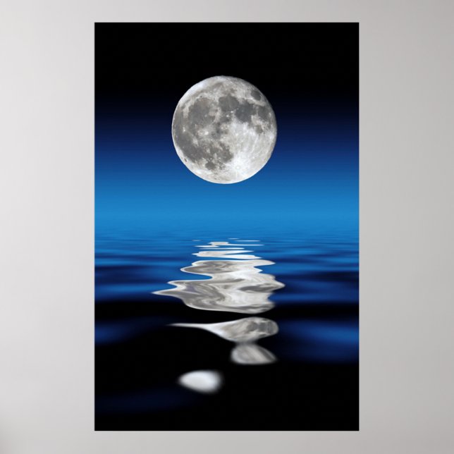 Póster Full moon poster (Frente)