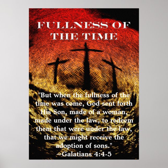 Póster Fullness of the Time Poster (Frente)