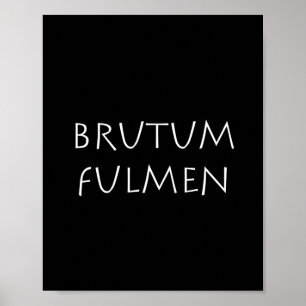 Póster fulminancia bruta
