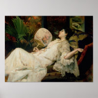 Fumar a una joven, 1894