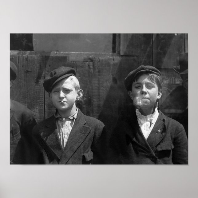 Póster Fumar de Newsies - St. Louis - 1910 (Frente)