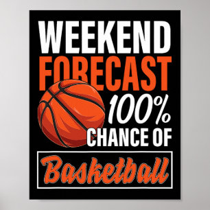 Póster Fun Basketball alardeador preanuncio de fin de sem