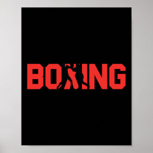 Póster Fun Boxeador Asociado de Negocios Sparring
