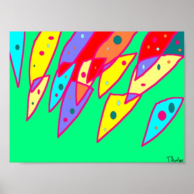 Póster Fun Bright Picture Poster (Frente)