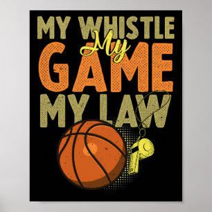 Póster Fun Bysketbyll Referendum Citas Gift I Hoops Ref 1