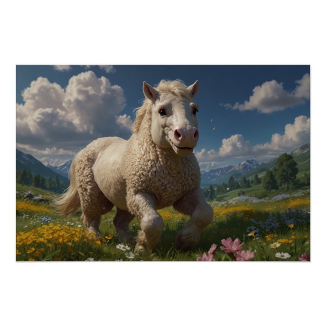 Póster Fun caballo de peluche ucraniano (Anverso)