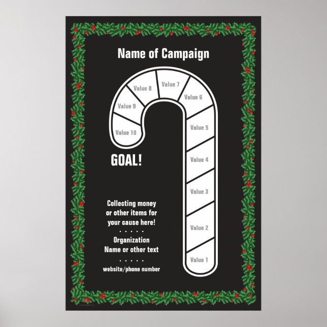 Póster Fun Candy Cane Goal (Frente)