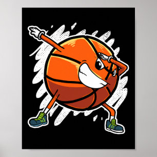 Póster Fun Dabbing Baloncesto Baloncesto Dab Sports Playe