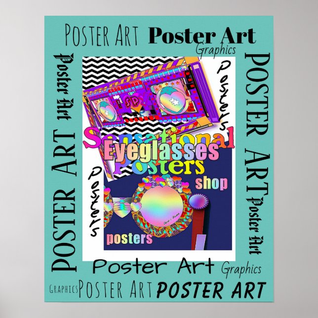 Póster Fun Eyeglasses Poster Art (Frente)