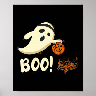 Póster Fun Fantasma Jugador Boo Bysketbyll Discurso de Ha